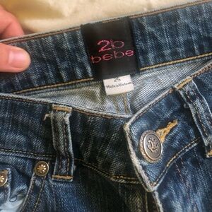 2B Bebe Dark Wash Denim Jeans
